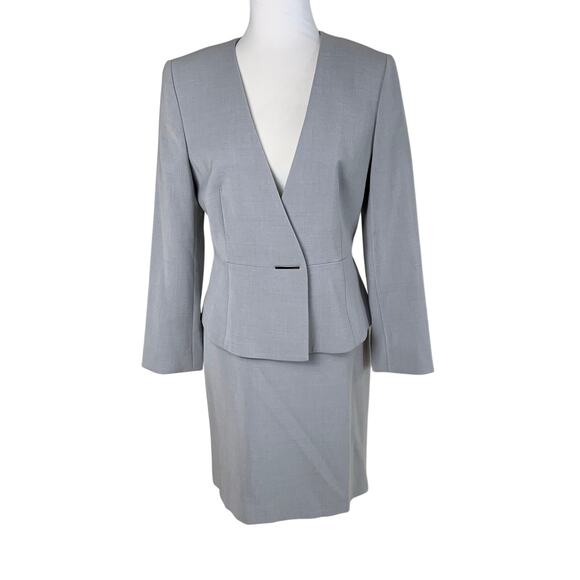 Tahari ASL Petite Size 8P 2-Piece Skirt Suit w/ Blazer Jacket Office Work - Picture 1 of 7